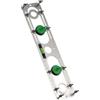 Melbolda Chiave angolare in acciaio inossidabile con righello di livello, strumento di livellamento del tubo per installazione di caldaie e doccia, chiave regolabile per raccordi da 20 mm 25 mm, manometro di
