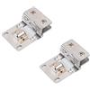 tooloflife Cerniera a 90° per porta e doccia, in vetro spesso 5-8 mm, 2 pezzi - tooloflife, Acciaio Inossidabile, Argento