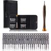 dubens® Mini gehaertet Set di cacciaviti 25 pezzi di precisione minischr aubenziehern magnetico tisier Bar, Torque, a taglio, a croce, Torx, per l' elettronica iPhone PC Laptop elettriche