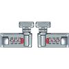 TopHomer Secure Code Lock Fashion 3 Digital Code Combinazione Lucchetto Bagagli in alluminio per valigie, schedario, cassetto, cassetta postale - argento
