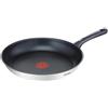 Tefal G7130414, Tegame rotondo, Castagno, Acciaio inossidabile, Titanio, 175 °C, Indicatore termico