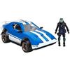 TOY PARTNER Fortnite Joy Ride Whiplash (blu e bianco), veicolo con figura snodabile X-Lord da 10 cm, multicolore (Jazwares FNT0815) TOY PARTNER