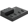 Delock - Docking station per SSD con alloggiamenti per funzioni di clonazione: 4 - M.2 - Scheda M.2 NVMe - USB 3.2 (Gen 2) - nero (64124)