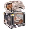 Funko Pop! Star Wars - Lando Calrissian con Millennium Falcon Deluxe Rides #514 (Esclusiva della Galactic Convention 2022)