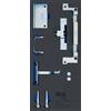 BGS technic Carrello da officina BGS 1/3: Set di attrezzi per la regolazione del motore per Ford 1.5L 3 cilindri Duratec - 74292