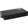 EXSYS HUB metallico EXSYS GmbH a 7 porte USB 3.2 Gen 2x1, 7x USB-C, 57W (EX-12277HMS)