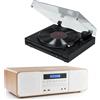 Thomson Sistema stereo / Mini sistema digitale con giradischi THOMSON TT350 e MIC201