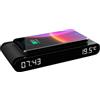 Thomson Radiosveglia Thomson con stazione di ricarica, ricarica a induzione da 15 W, USB-C, indicatore di temperatura, nero