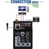 Gistuch mixer audio a 3 canali BT digitale stereo board console system DSP effetto scena con registrazione tracce scheda audio OTG funzione per DJ studio live streaming