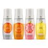 Sodastream Set 4 Concentrati: Arancia, Arancia zero, Pompelmo zero, Limone zero per realizzare fino a 9 litri di bevanda