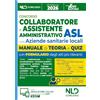 Nld Concorsi Concorso ASL per Collaboratore e Assistente Amministrativo nelle Aziende Sanitarie Locali. Manuale con teoria e quiz, formulari e atti 2026. Con software di simulazione