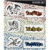 Pokemon Center Pokemon Set Centrale LIZARDON&THUNDERS&GEKKOUGA Adesivo Giappone Ufficiale