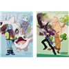 Pokemon Center Set 2 Pezzi POKéMON TRAINERS Grusha A4 Clear File Japan Official