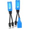 Yctze 2 Pezzi Connettori Adattatori POE Splitter RJ45 Kit Cavo di Alimentazione Combinatore per Telecamera Ethernet, Telecamera IP di Sicurezza con Cavo da Femmina a Maschio