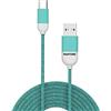 Celly Cavo Pantone Tipo-C PTTC0015L, Uscita 2.4A, Lunghezza 1m, Ciano
