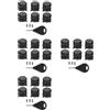 1 set di tappi per tavola da surf, code di timone, scanalature rotonde con