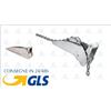 CAN SRL Musone basculante di prua CAN inox ASI 316 per ancore bruce trefoil max 10kg