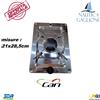 can FORNELLO CAN 1 FUOCO ACCIAIO INOX PIANO COTTURA INCASSO CUCINA A GAS Nuova