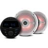 DS18 KIT STEREO DS18 - STEREO CASSE WATERPROOF IMPERMEABILI - BARCHE - GOMMONE