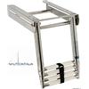 OSCULATI SCALETTA TELESCOPICA INOX SOTTO PLANCETTA 4 GRADINI BARCA - OSCULATI 49.543.04