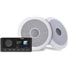 Fusion MS-RA210 Pack - Stereo Marino Bluetooth + Casse XS Classic Bianche