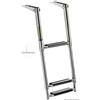 OSCULATI SCALETTA TELESCOPICA INOX GRADINI LARGHI PER BARCHE GOMMONI - OSCULATI 49.541.63
