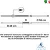ULTRAFLEX MONOCAVO M58 ULTRAFLEX PER TIMONERIA MECCANICA T67 ULTRAFLEX MOTORE FUORIBORDO