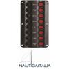 OSCULATI PANNELLO ELETTRICO SERIE «Wave» A 8 INTERRUTTORI | ACCESSORI BARCA NAUTICA