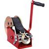 Verricello manuale con freno 10m 1500kg carrello barca, officina, rimorchio, ...