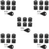 1 set di tappi per tavola da surf, code di timone, scanalature rotonde con