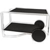 Vesta CARRELLO FINLANDIA IN CRISTALLO ACRILICO NERO