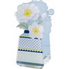 Vesta MINI PROFUMATORE ARIA IN CRISTALLO ACRILICO DECORATO CELESTE FRAGRANZA BY CHIARA FIRENZE DESTINO 50ML