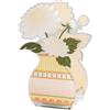 Vesta MINI PROFUMATORE DALIA IN CRISTALLO ACRILICO DECORATO CELESTE FRAGRANZA BY CHIARA FIRENZE ANIMA 50ML