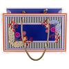 Vesta SHOPPER MEDIA CHARLOTTE IN CRISTALLO ACRILICO TRASPARENTE E CON DECORO DEVA