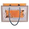 Vesta SHOPPER MEDIA CHARLOTTE IN CRISTALLO ACRILICO TRASPARENTE E CON DECORO SVEVA