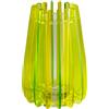 Vesta VASO GRANDE IRIDE IN VETRO TRASPARENTE E CRISTALLO ACRILICO COLORE VERDE