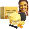 Chenzvora Maschera Viso,Maschera Argilla Viso,Maschera Viso All'Argilla Con Curcuma E Vitamina C,Pulizia Profonda,Rimuove Punti Neri,Riduce Macchie Scure E Acne,Controlla Il Sebo E Restringe I Pori
