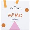 Kolorky Memo Game Shapes 20 pz