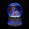 Yardwe Sfera di Cristallo Decorativa Unicorno Carillon Musicale, Luce Notturna e Materiali in Resina e Vetro per Arredamento Casa e Studio