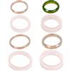 DUBENS Set di 4 Braccialetti Creazioni in Resina, Forma Geometrica Sfaccettata, in Silicone o Argilla Polimerica, Bricolage e Fai da Te, Artigianato