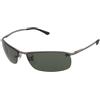 Ray-Ban RB3183 - 004/9A | Occhiali da Sole Graduati o Non Graduati | Prova Online | Unisex | Metallo | Rettangolari | Argento | Adrialenti