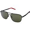 Serengeti Spello 8796 | Occhiali da Sole Graduati o Non Graduati | Prova Online | Unisex | Metallo | Quadrati | Nero | Adrialenti