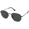 Ray-Ban Hexagonal RB3548N 002/58 | Occhiali da Sole Graduati o Non Graduati | Prova Online | Unisex | Metallo | Quadrati | Nero | Adrialenti