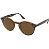 Ray-Ban RB2180 710/83 | Occhiali da Sole Graduati o Non Graduati | Prova Online | Unisex | Plastica | Tondi | Marrone, Havana | Adrialenti
