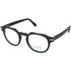 Serengeti Laerry SV587004 | Occhiali da Vista Graduati | Unisex | Plastica | Tondi | Verde, Trasparente | Adrialenti