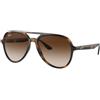 Ray-Ban RB4376 710/13 | Occhiali da Sole Graduati o Non Graduati | Prova Online | Unisex | Plastica | Pilot | Marrone, Havana | Adrialenti