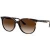 Ray-Ban RB4378 710/13 | Occhiali da Sole Graduati o Non Graduati | Prova Online | Plastica | Quadrati | Marrone, Havana | Adrialenti