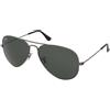 Ray-Ban Aviator Large Metal RB3025 - W0879 | Occhiali da Sole Graduati o Non Graduati | Prova Online | Unisex | Metallo | Pilot | Grigio | Adrialenti