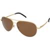 Serengeti Carrara 8546 | Occhiali da Sole Graduati o Non Graduati | Prova Online | Unisex | Metallo | Pilot | Oro | Adrialenti