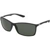 Ray-Ban Liteforce Tech RB4179 - 601S9A | Occhiali da Sole Graduati o Non Graduati | Prova Online | Unisex | Plastica | Rettangolari | Nero | Adrialenti